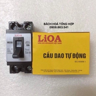 Cầu dao tự động lioa,2 pha 1 tiếp điểm 10a,15a,20a,30a