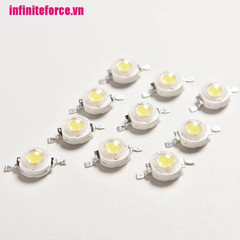 Vn Bộ 10 Đèn Led Smd 1w Màu Trắng