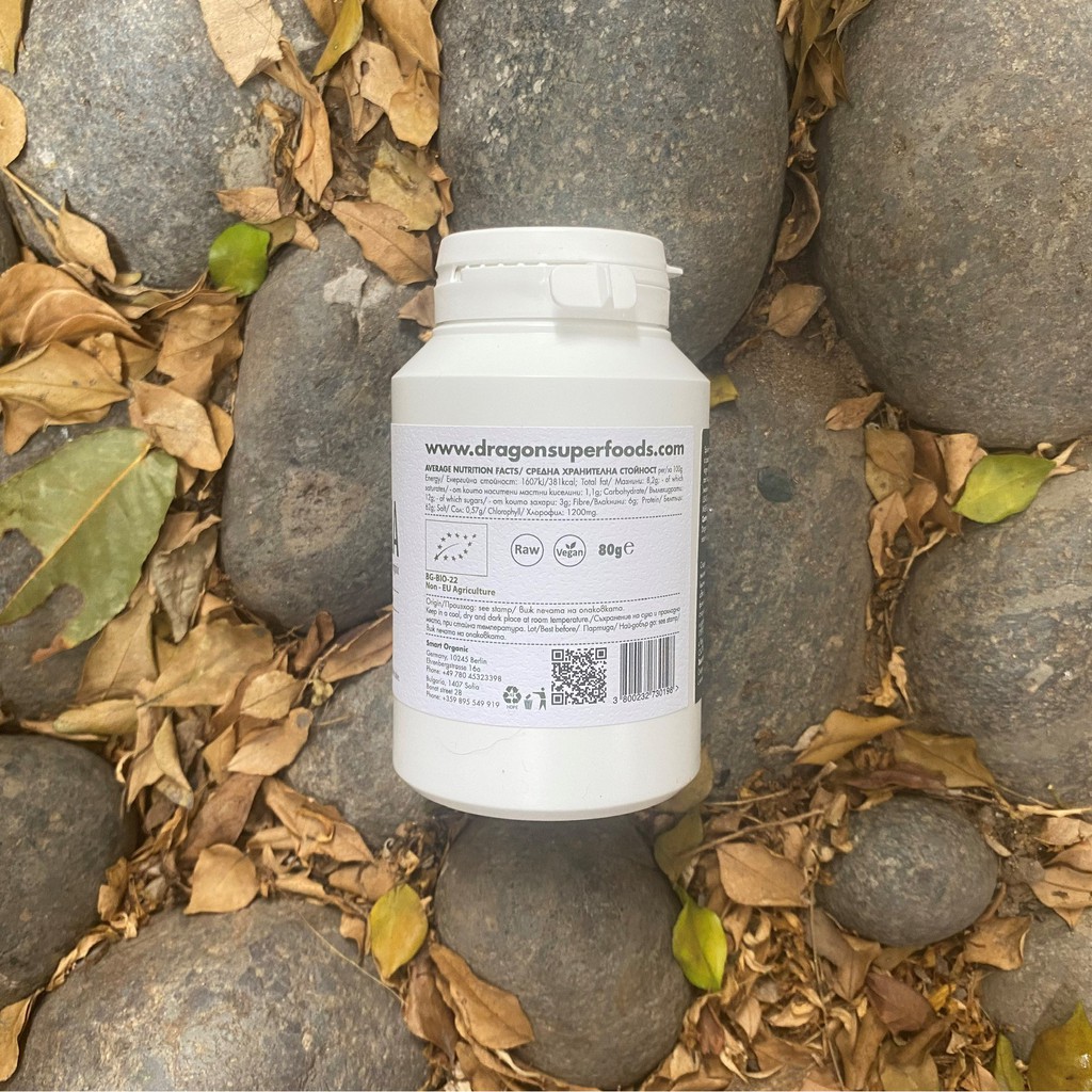 Spirulina viên 80g (200 tabs x 400mg) Dragon Superfoods