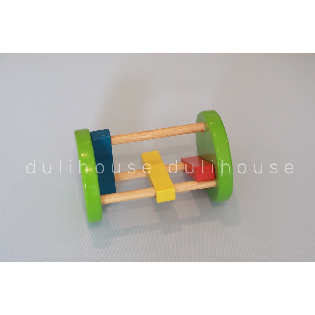 Dụng cụ hỗ trợ tập bò cho bé lục lặc tròn - Bằng gỗ tự nhiên nguyên khối, an toàn, sản xuất tại Việt Nam