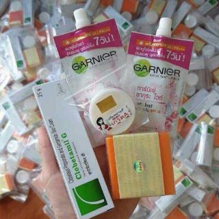 Bộ kem Clobetamin G Thái Lan ( gồm 5 mon)