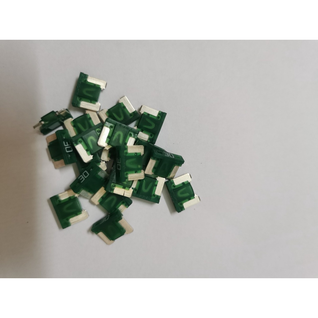 20 cầu chì ô tô chân cụt 5A, 7.5A, 10A,15A,20A, 25A, 30A