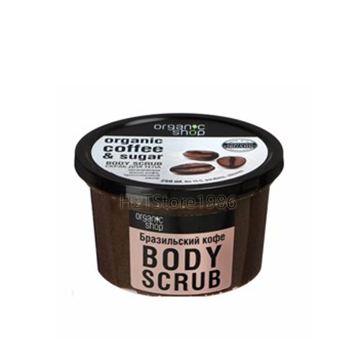 Tẩy da chết toàn thân Organic Coffee &amp; Sugar Body Scrub