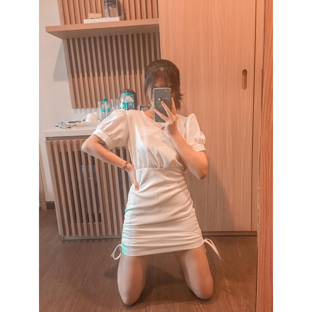 Váy tay bổng hở eo kèm ảnh thật ( Kirin dress) | BigBuy360 - bigbuy360.vn