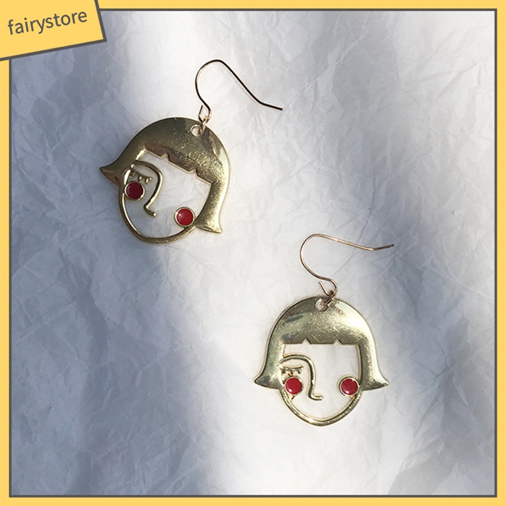 Khuyên Tai Hợp Kim Hình Khuôn Mặt Vui Nhộn