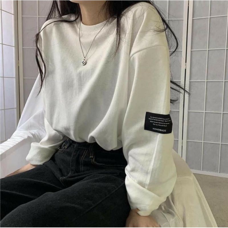 [Mã FADI5K245 giảm 5K đơn 0đ] [ SIÊU HOT Áo Pull Basic Tag Tay 035 (Áo Thun Dài Tay Nữ)