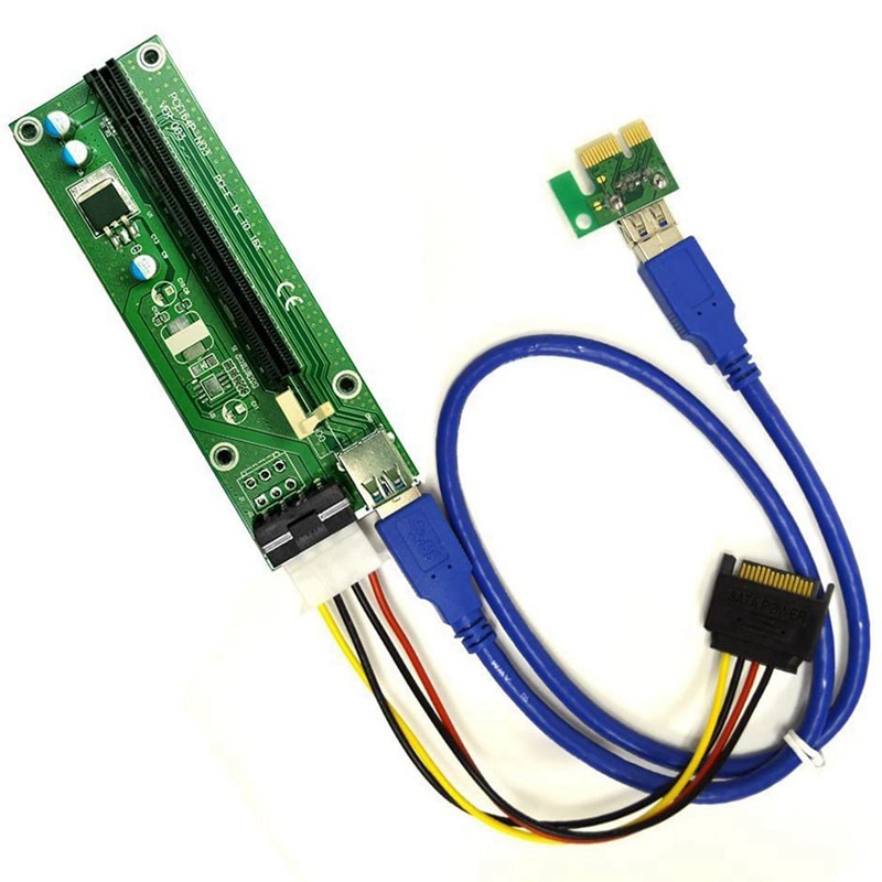 Bảng Mạch Chuyển Đổi Pci-E Express 1x Sang 16x Riser Card Adapter Sata Usb 3.0 | BigBuy360 - bigbuy360.vn