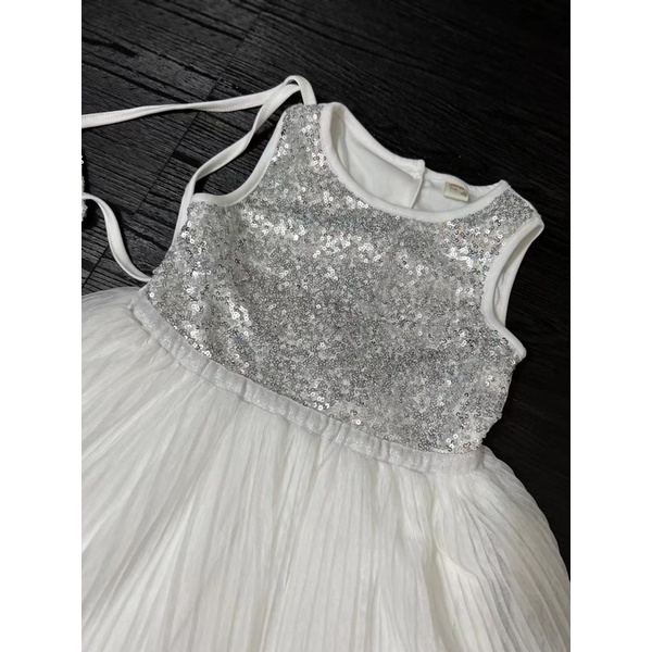 Váy bé gái Yampi sát nách 2-8 tuổi 🌈 Đầm bé gái xếp ly dài đính kim sa xuất dư 0822