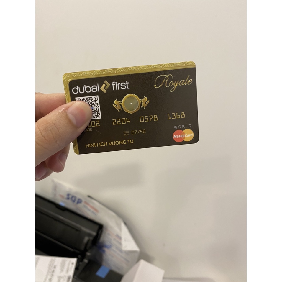 Danh thiếp thông minh in hình thẻ đen trang trí VTIN - TÊN/QR code THEO YÊU CẦU - thẻ cá nhân 1 chạm