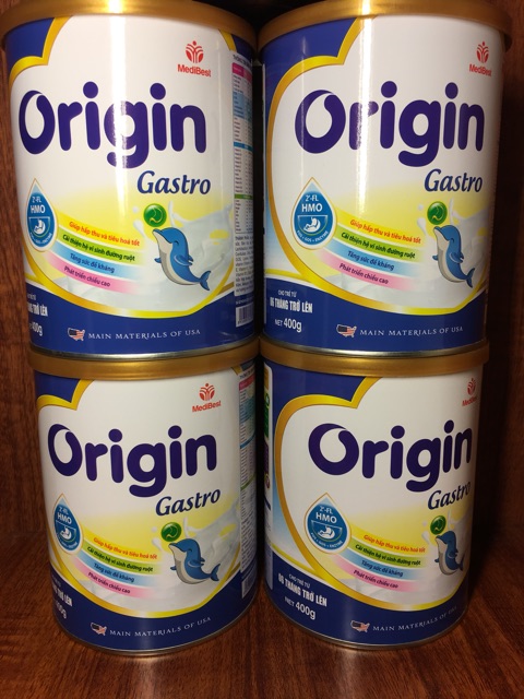 Sữa Origin Gastro 900g - canxi từ tảo đỏ, HMO (HSD: 2023)