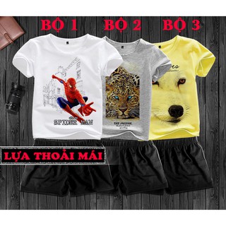 Quần áo cho trẻ Người nhện chỉ tay, Báo đốm nằm, Chó sói woles