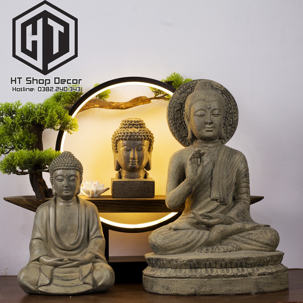 Tượng Phật  trang trí nhà cửa phong thủy, bàn trà, hồ cá, thuỷ sinh, tiểu cảnh, bán cạn, terrarium
