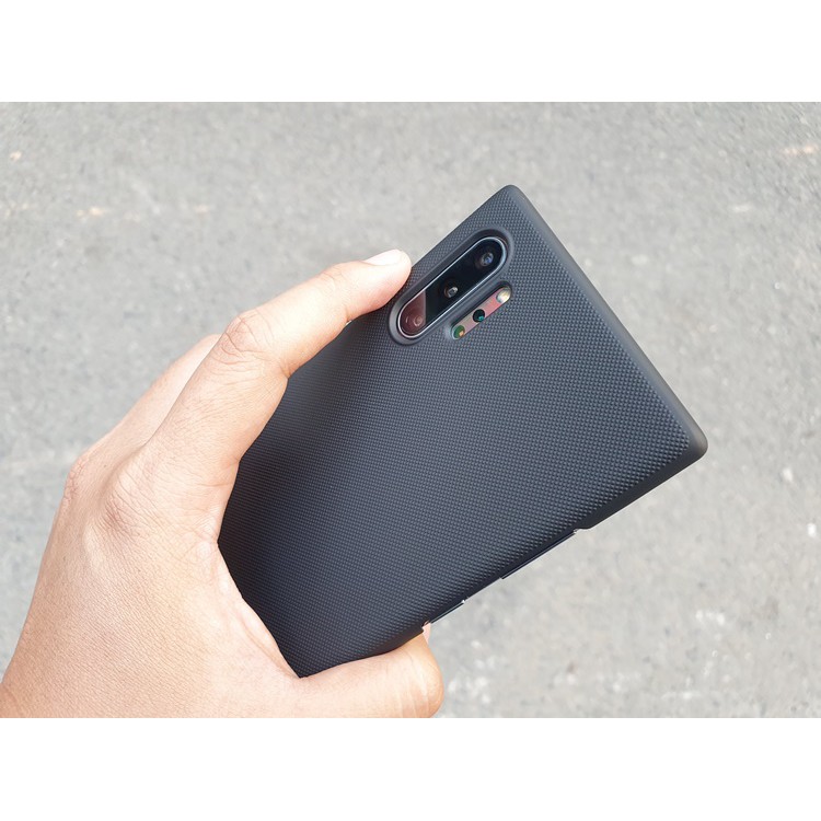 Ốp lưng Nillkin sần nhựa cứng Samsung Galaxy Note 10 Note 10 5G, Note 10 Plus 10+ cầm chắc tay chống bám mồ hôi, bụi bẩn