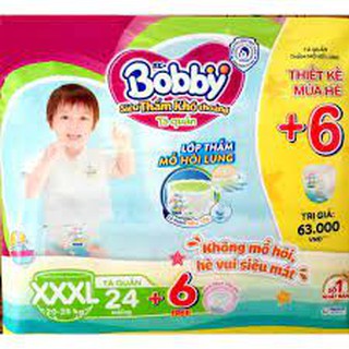 Tã quần bobby xxxl24