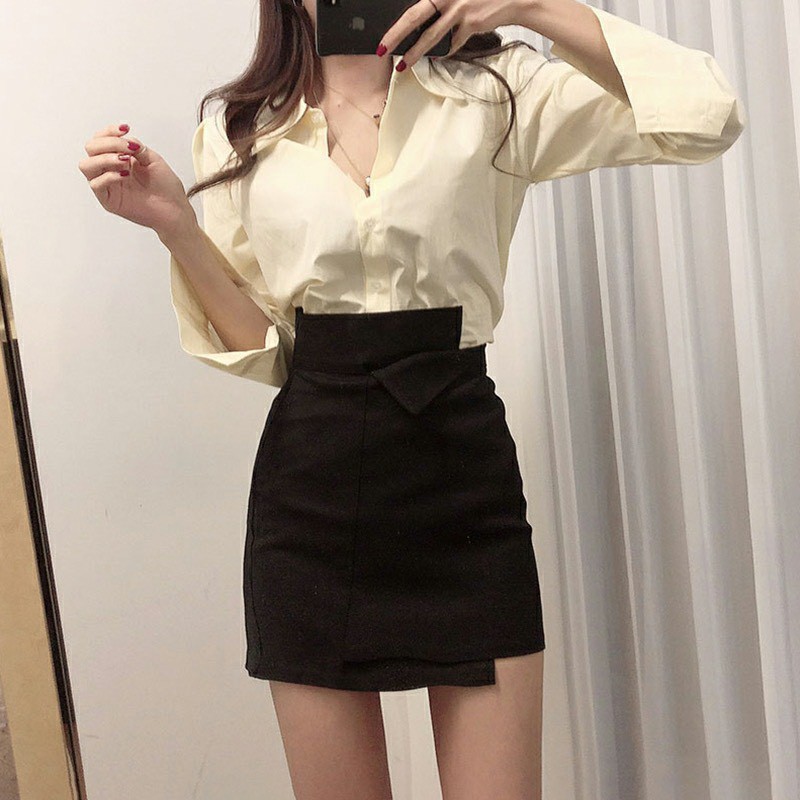 CHÂN VÁY A CẠP LẬT 3 MÀU CHO NỮ | BigBuy360 - bigbuy360.vn