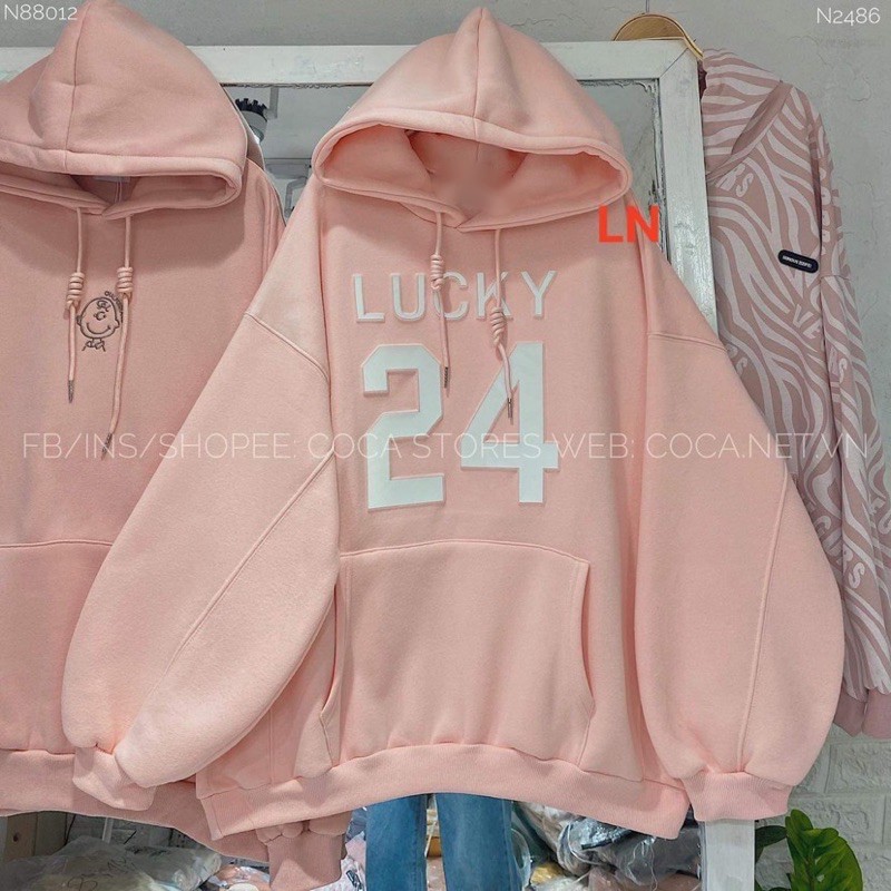 Áo hoodie lucky 24 5D LN12