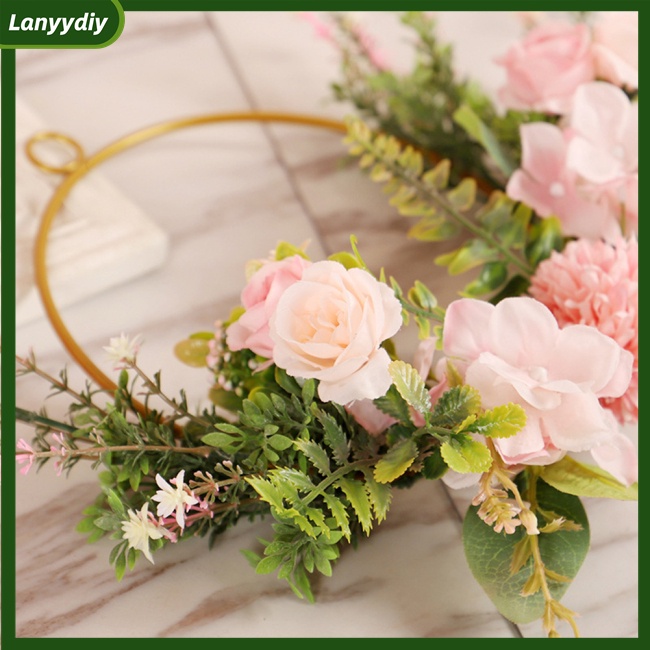 Vòng Hoa Nhân Tạo Treo Tường Trang Trí Nhà Cửa / Tiệc Cưới / Giáng Sinh