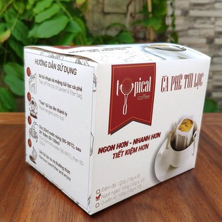 Cà phê túi lọc Ngọt Ngào-Cafe phin giấy 10 túi lọc cà phê  x 10g - TYPICAL COFFEE