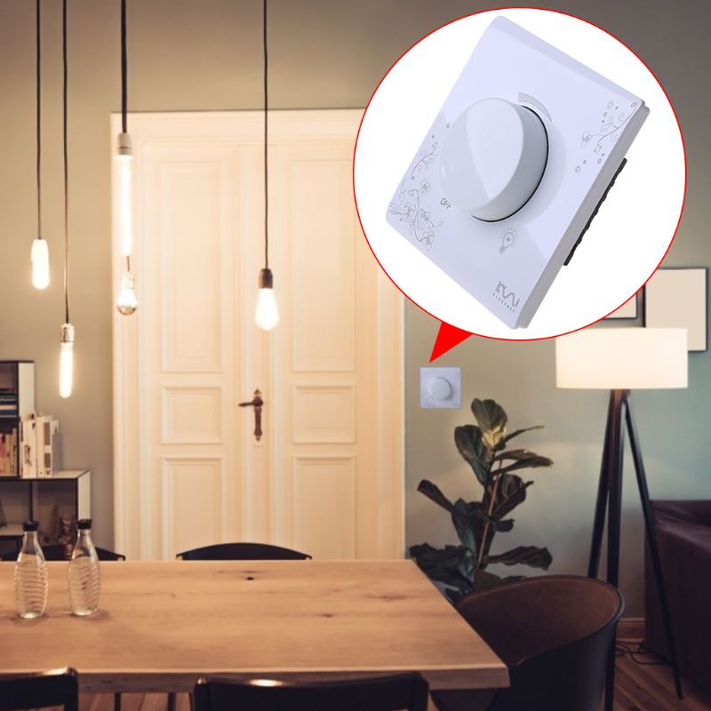 Công Tắc Điều Chỉnh Độ Sáng Đèn AC 110 250V Sang Trọng