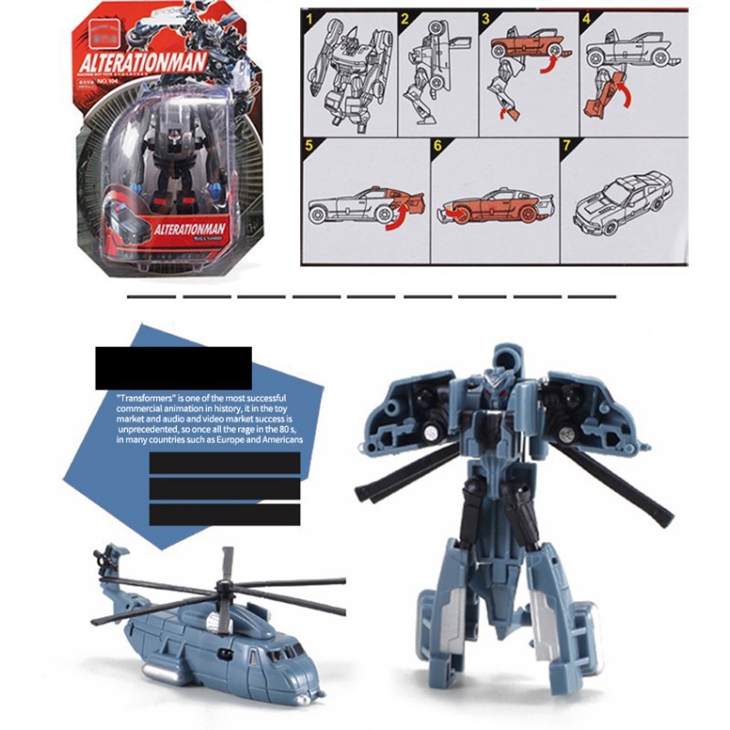 Se7en Đồ Chơi Sưu Tập Mô Hình Rô Bốt Biến Hình Phù Hợp Làm Quà Cho Trẻ Em