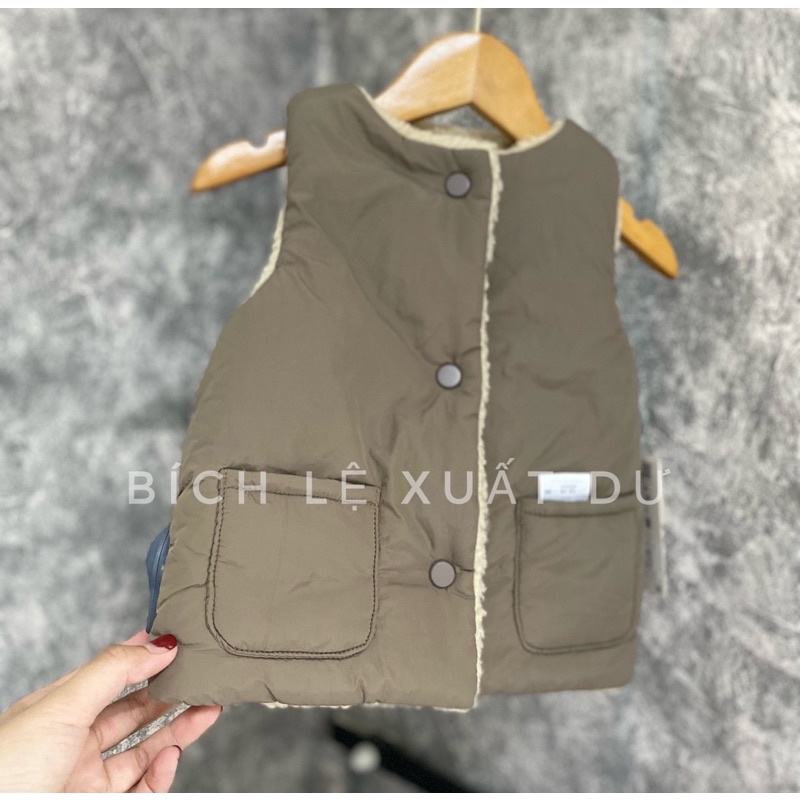 Áo Khoác Gile Lót Lông