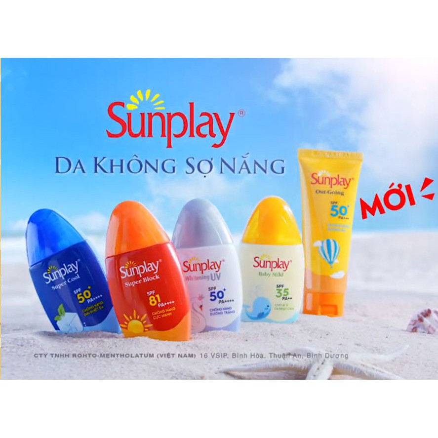 Kem, Sữa Chống Nắng Dưỡng Da, Mát Lạnh, Dịu Nhẹ Sunplay SPF>50 30g