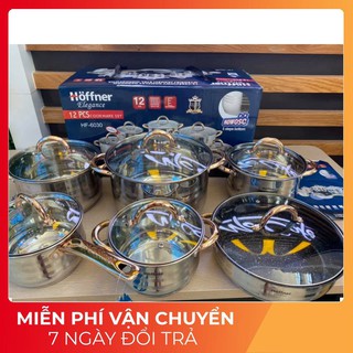 Bộ nồi inox hoffner thương hiệu đức