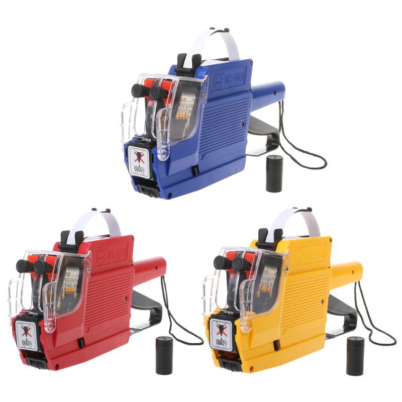 *❤❤ Súng Bắn Nhãn Giá Cả Hai Dòng 10 Chữ Số + Con Lăn Mực