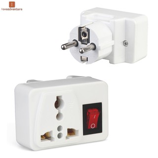 Ổ cắm điện tiêu chuẩn EU có công tắc bật / tắt