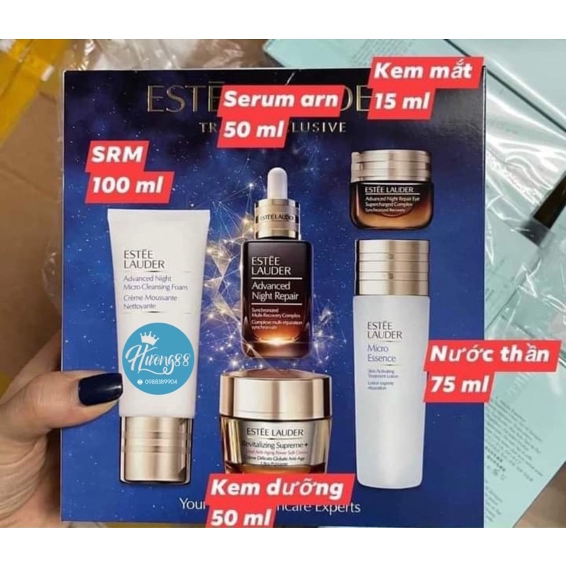 Set/Tách Set Dưỡng Da Estee Lauder Full Size 5 Món