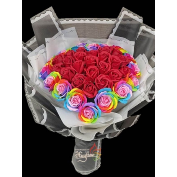 Hoa hồng sáp thơm 7 màu