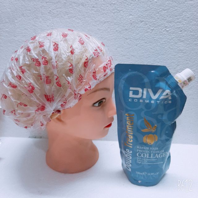 (Tặng mũ hấp ủ) hấp ủ diva xanh