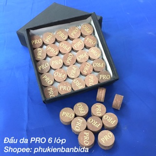 Đầu cơ bida pro 6 lớp 13mm
