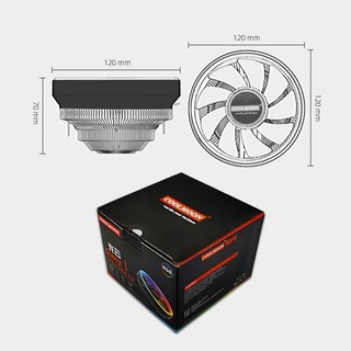 Quạt CPU Led Coolmoon Glory cho máy tính