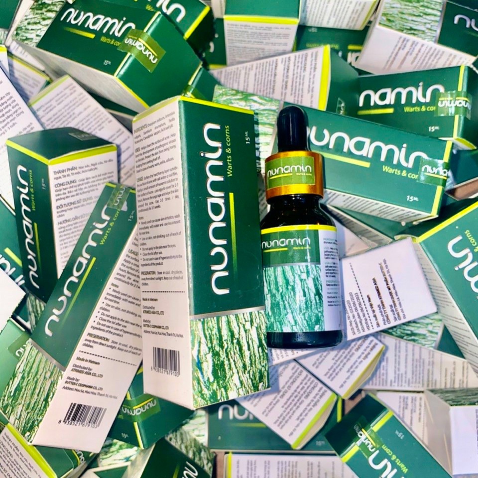 Serum mụn cóc, mắt cá, chai chân Nunamin