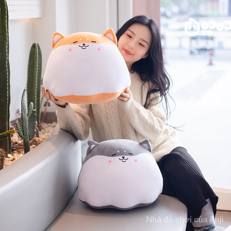 AIXINI Kawaii Dog Plush Shiba Inu Dog Stuffed Animals Soft Hugging Cute Gifts Kid Sleeping Pillow Plushie Baby Toys Anime Plush