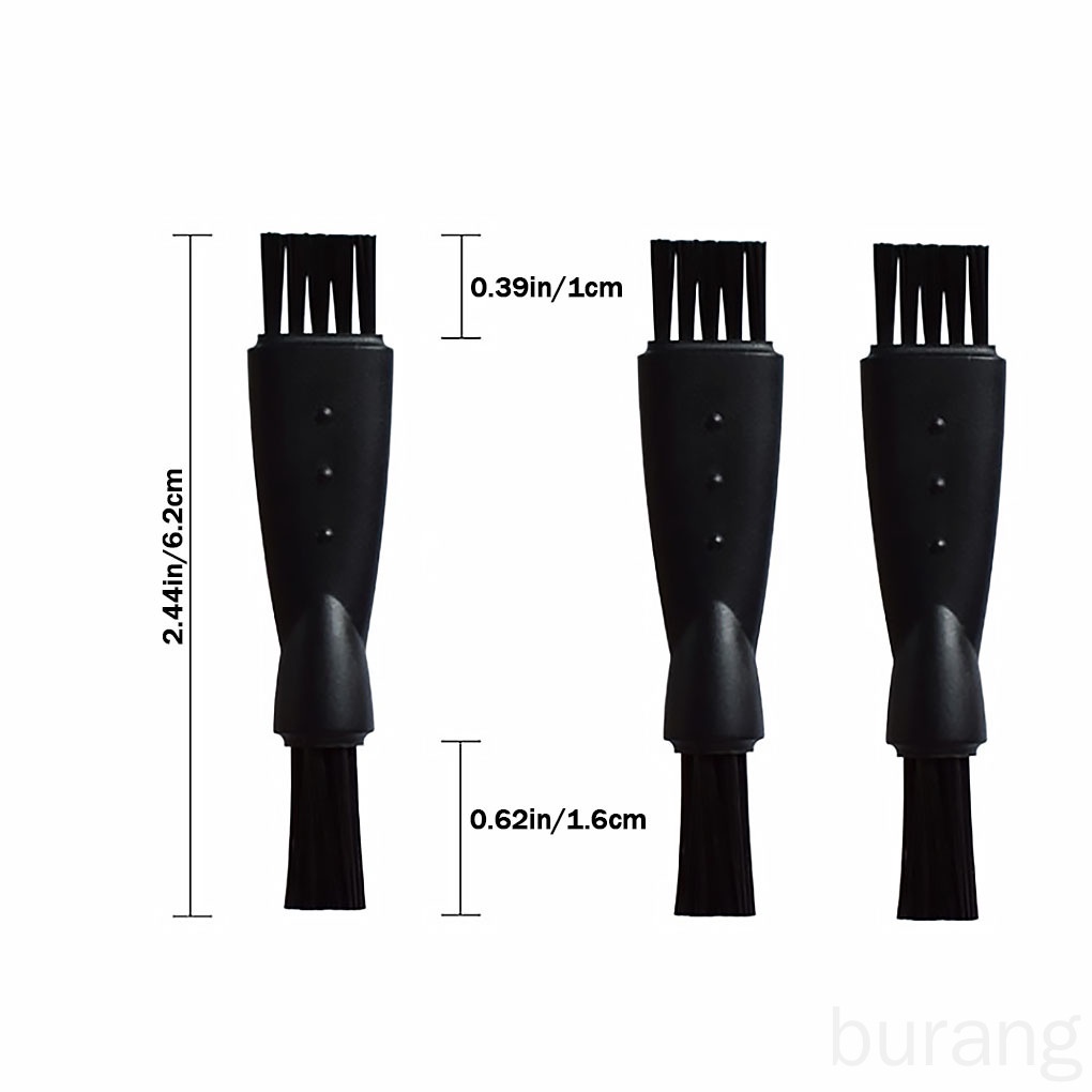 (Hàng Mới Về) Set 10 Cọ Vệ Sinh Máy Cạo Râu Bằng Nhựa Nylon Mini Tiện Dụng