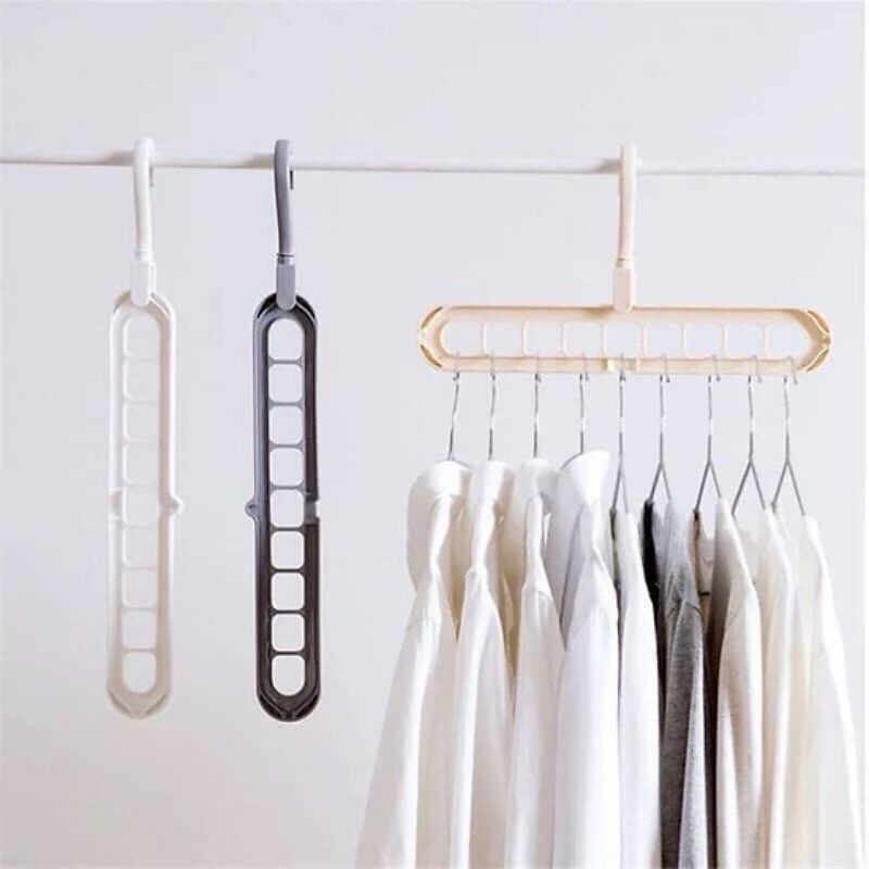 Móc treo quần áo đa năng 9lỗ
