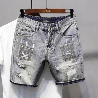 Quần short jean nam mẫu mới đẹp giá rẻ quần lửng chất bò co giãn cao cấp thời trang PRETTYGIRL PTGALL1