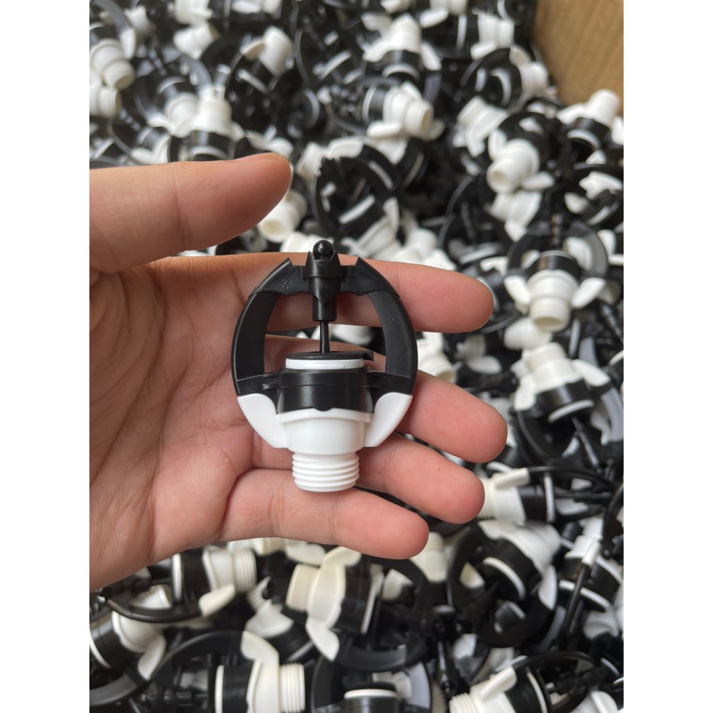 Béc Tưới Cây, Béc Phun Mưa SD9000 Bán Kính Rộng Độ Phủ Nước Đều Đuôi 6 Ly