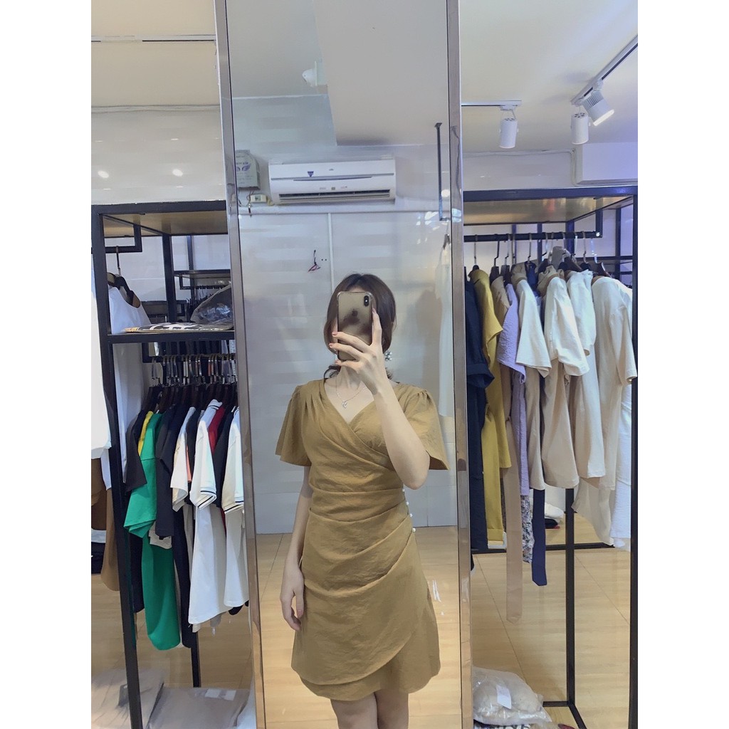 (50-95kg) Váy Bigsize đính cườm xếp eo cho các Nàng mập từ 50-95kg đi chơi, đi tiệc hoặc dạo phố | BigBuy360 - bigbuy360.vn