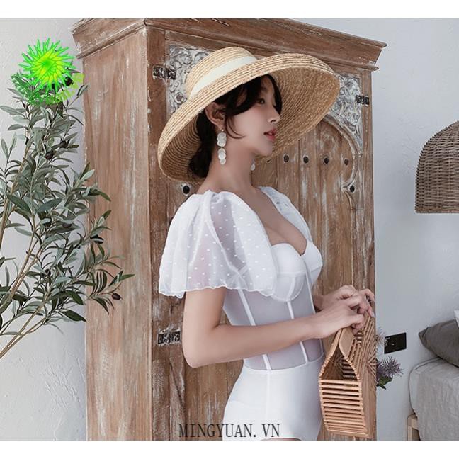 🍀 10.10 10.10 😍 🌸 🍀 9.9 Bikini một mảnh màu trắng tinh khiết quyến rũ cho nữ thời trang 2020 .. Đẹp . . Đẹp . . | BigBuy360 - bigbuy360.vn