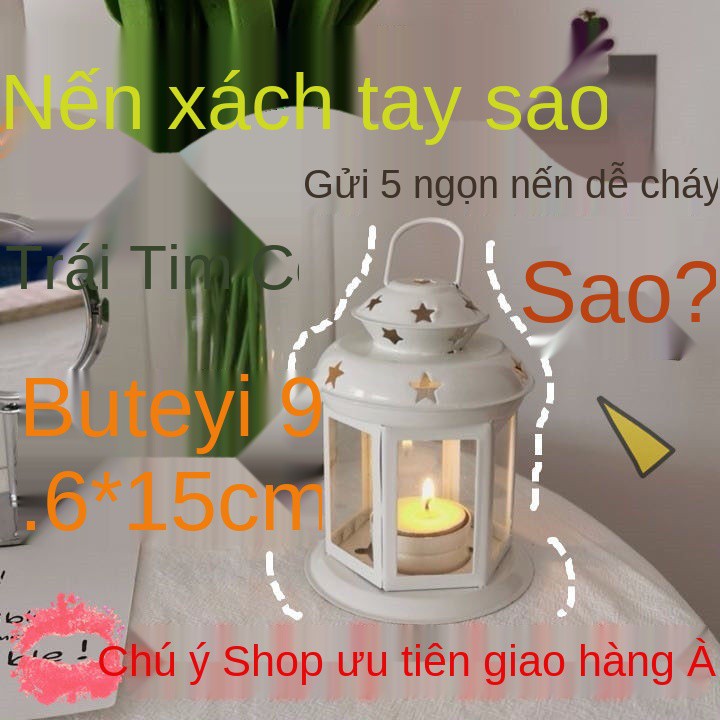 ■in Korea Dream Người giữ nến di động Cô gái trái tim Giá đỡ nến thơm Người giữ nến Lãng mạn Ánh nến Bữa tối Đạo cụ tran