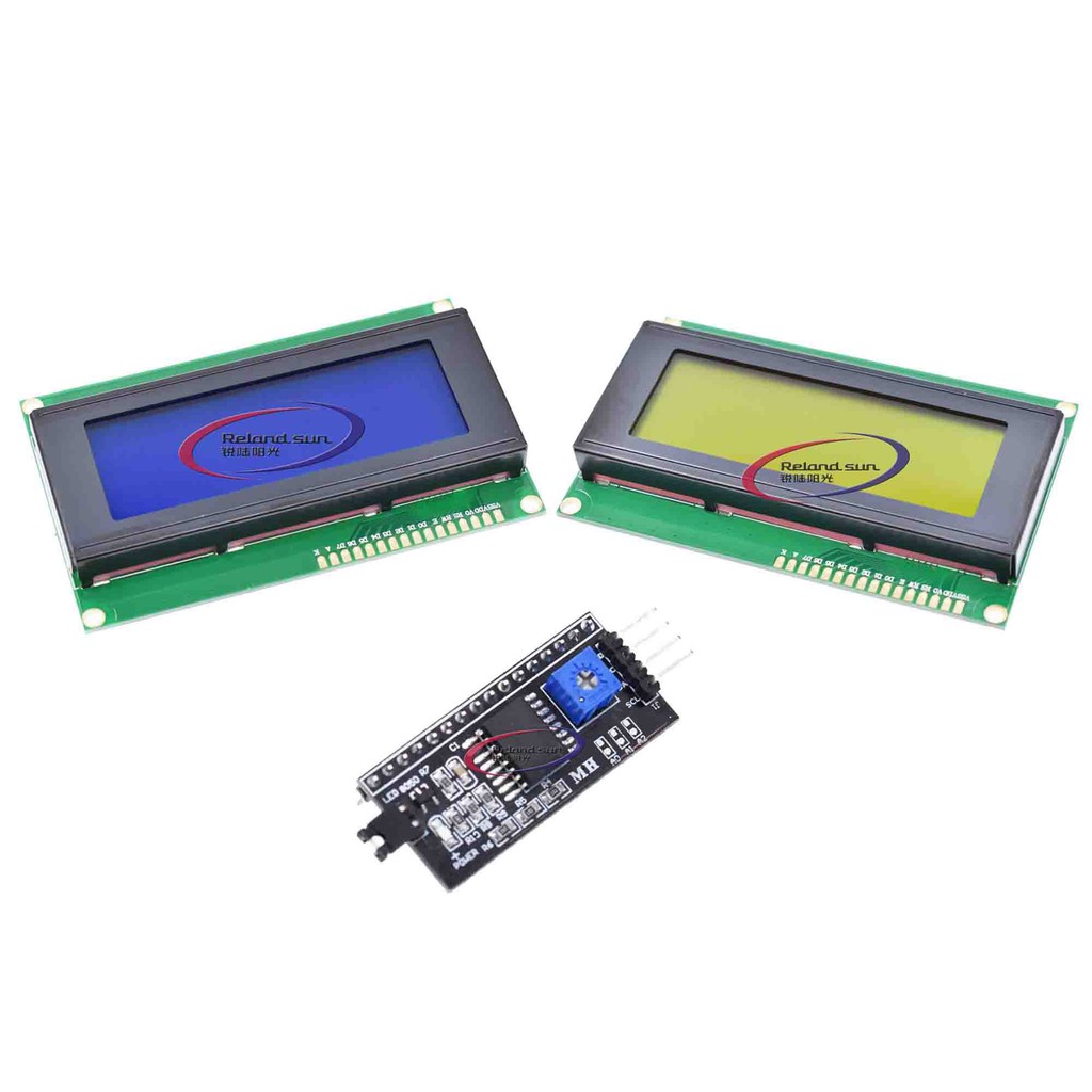 Mô đun điều hợp giao diện nối tiếp màn hình xanh LCD2004 20x4 2004A HD44780 dành cho Arduino Character LCD /w IIC/I2C