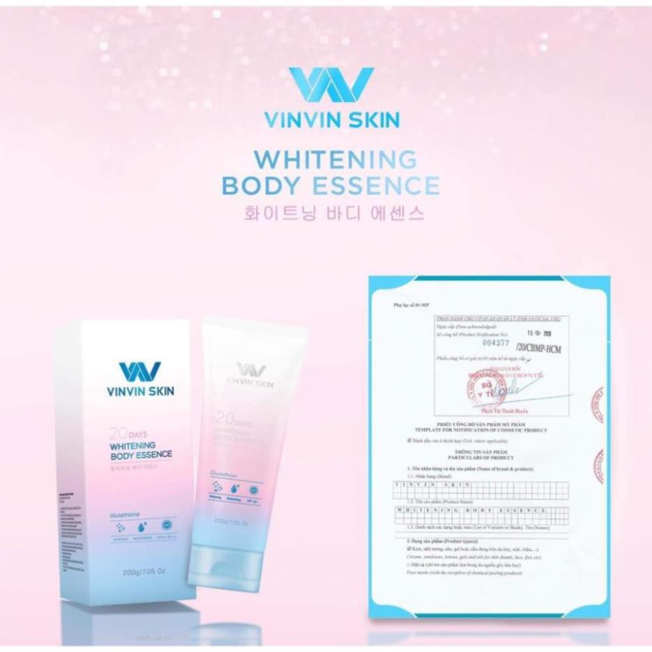 Kem Body truyền trắng [Whitening Body Essence] - VinVin Skin