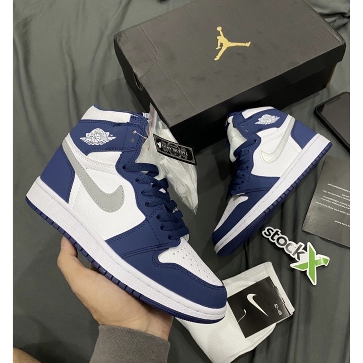 GIÀY JD1 HIGH RETRO NAVI 1:1 SC