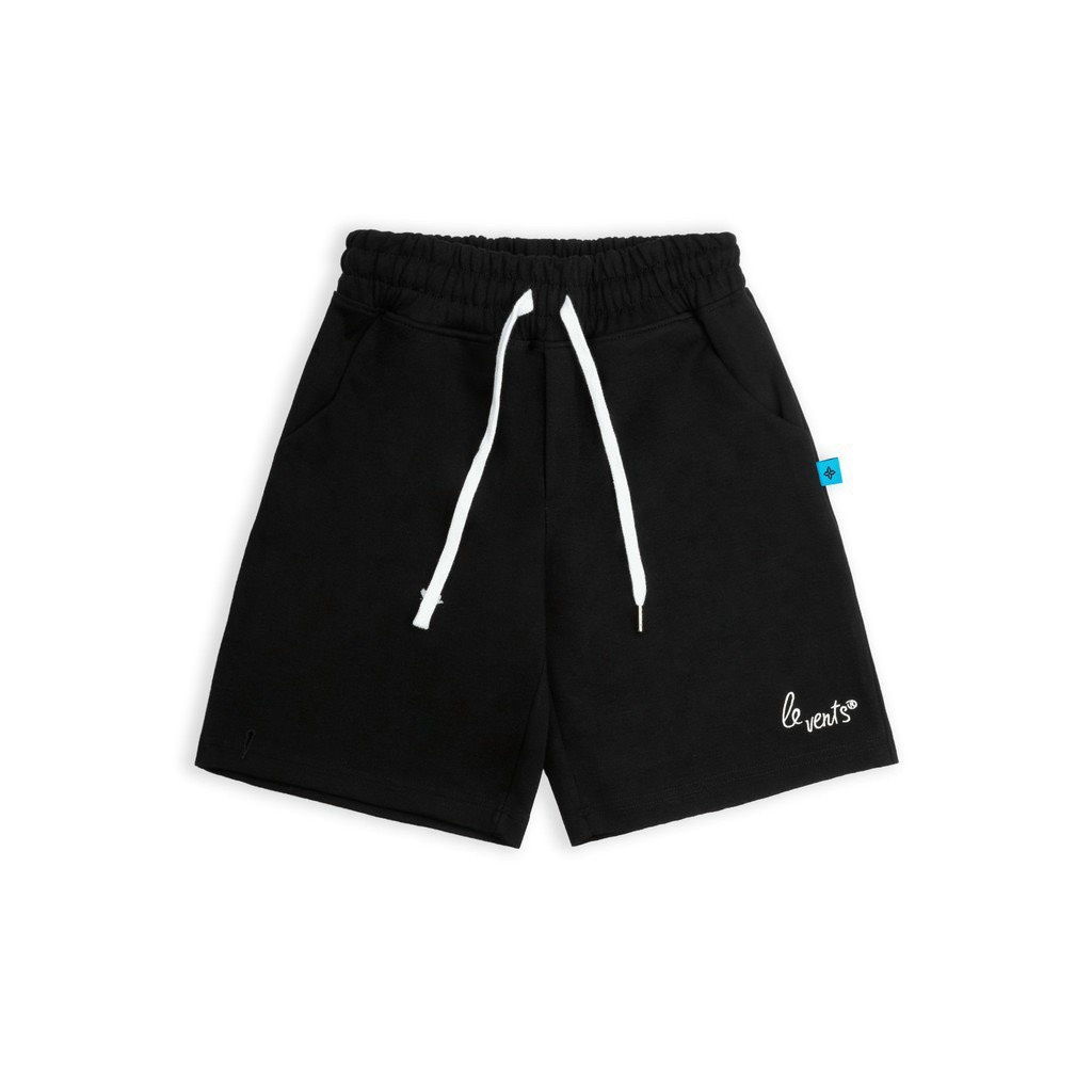 Quần Short thun Levents nam nữ chữ thêu full tag Thời trang Unisex HCM QU06