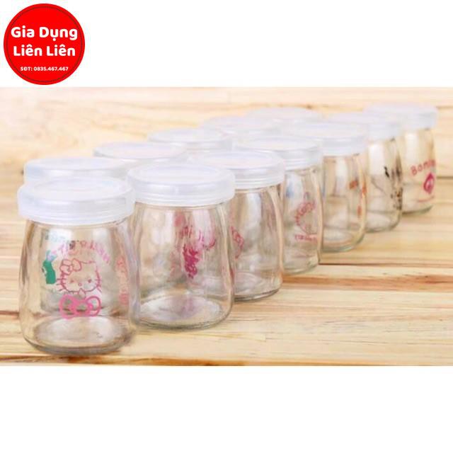 Combo 12 thuỷ tinh làm sữa chua