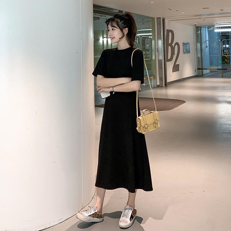 Đầm Ngắn Tay Thời Trang Retro Hàn Quốc Dành Cho Nữ