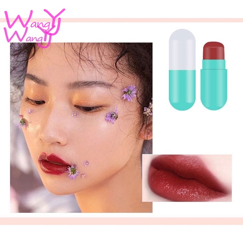 [Hàng mới về] Bộ 5 son môi dạng thạch lâu trôi thiết kế viên nang dễ thương | BigBuy360 - bigbuy360.vn